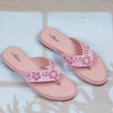 Lana Pink Oversoft Flatform heel for women