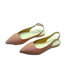 Evelyn Peach Flat closed Toe for women