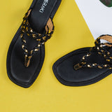 Montana black Flat Sandal for women
