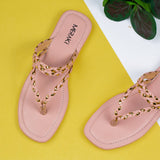 Montana Pink Flat Sandal for women