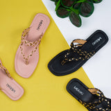 Montana Pink Flat Sandal for women