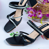 Jemma Black Block Heel for women