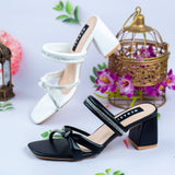 Jemma Black Block Heel for women
