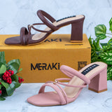 Zen Chocolate Block Heel for women