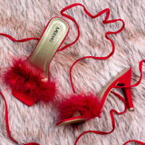Tahiti Red Pencil Heel for women