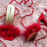 Tahiti Red Pencil Heel for women