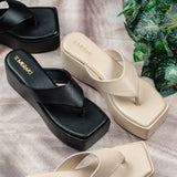 Ava Cream Wedge heel for women