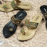 Kavya Green Semi heel Sandal for women