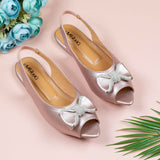 Paloma Peach Flat shoe for women