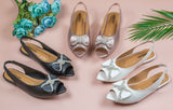 Paloma Black Flat shoe for women