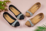 Zoharr Black Flat shoe for women