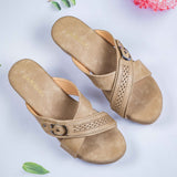 Barbara Light Brown  Wedge heel for women