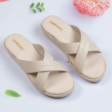 Marta Cream Wedge heel for women