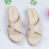 Marta Cream Wedge heel for women