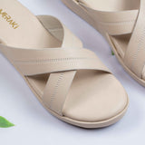 Marta Cream Wedge heel for women