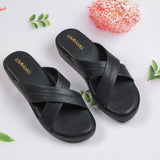 Marta Black Wedge heel for women