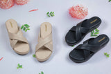 Marta Black Wedge heel for women