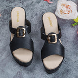 Sevilla Black Wedge heel for women