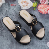 Sevilla Black Wedge heel for women