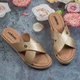 Debora Golden Wedge heel for women
