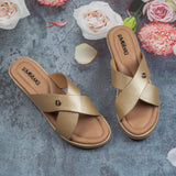 Debora Golden Wedge heel for women