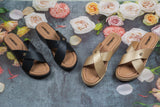 Debora Golden Wedge heel for women