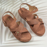 Fermina Mustard Brown Wedge heel for women
