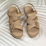 Fermina Light Brown Wedge heel for women
