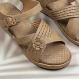 Fermina Light Brown Wedge heel for women