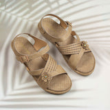 Fermina Light Brown Wedge heel for women