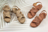 Fermina Light Brown Wedge heel for women