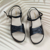 Beyla Black Wedge heel for women