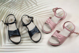 Beyla Pink Wedge heel for women