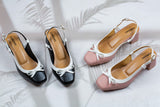 Luisa Pink Block heel for women