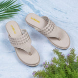 Porchia Cream  Wedge heel for women