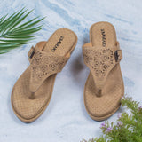 Alba Light Brown  Wedge heel for women