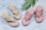Porchia Cream  Wedge heel for women