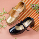 Gianna Black Block heel for women
