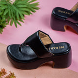 Parker Black Oversoft Wedge heel for women
