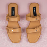 Nevada Nude Oversoft Flatform heel for women