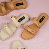 Nevada Nude Oversoft Flatform heel for women