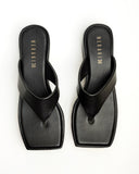 Ava Black Wedge heel for women