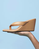 Anna Nude Wedge heel for women