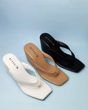 Anna Black Wedge heel for women