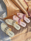 Whisper Pink Flat Sandal for women