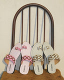 Whisper Pink Flat Sandal for women
