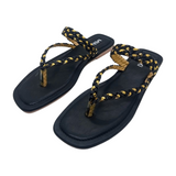 Montana black Flat Sandal for women