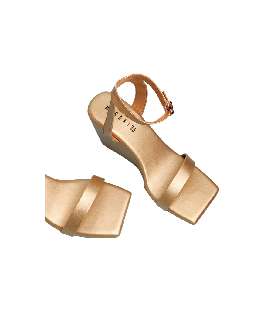 Buttercup Gold Wedge heel for women