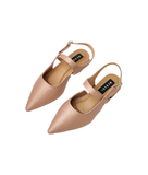 Lyanna Peach Closed Toe Semi Heel for women