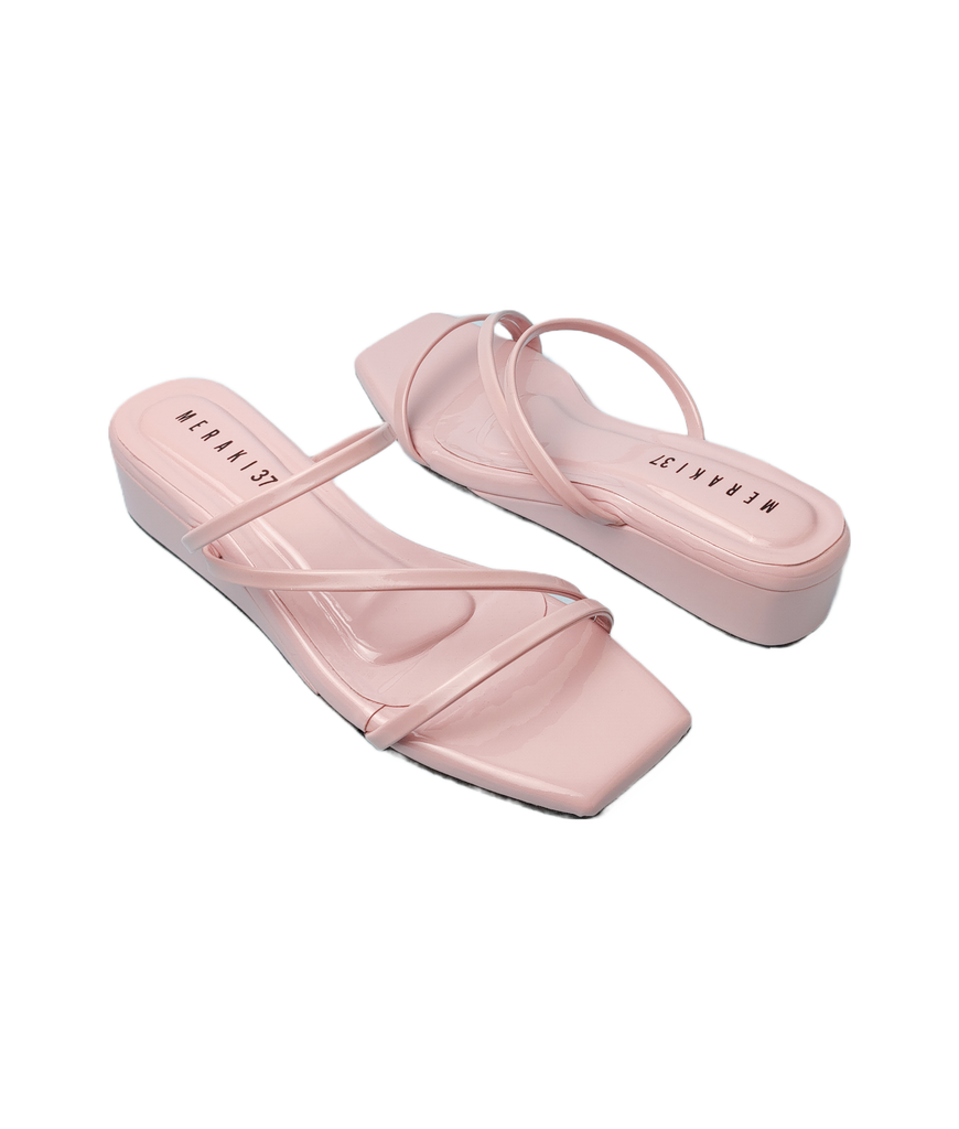 Sunshine Pink Wedge heel for women